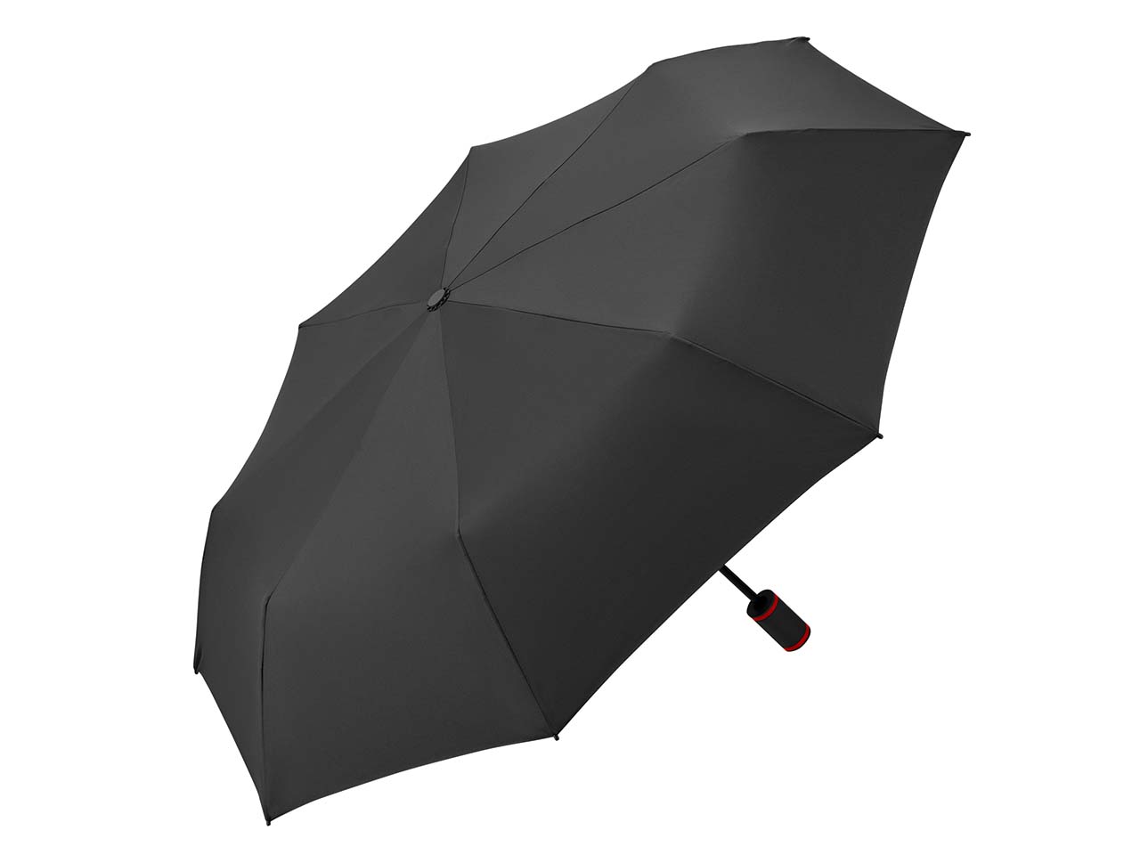 FARE Taschenschirm AOC "Mini Style" mit Doppelautomatik, schwarz-rot
