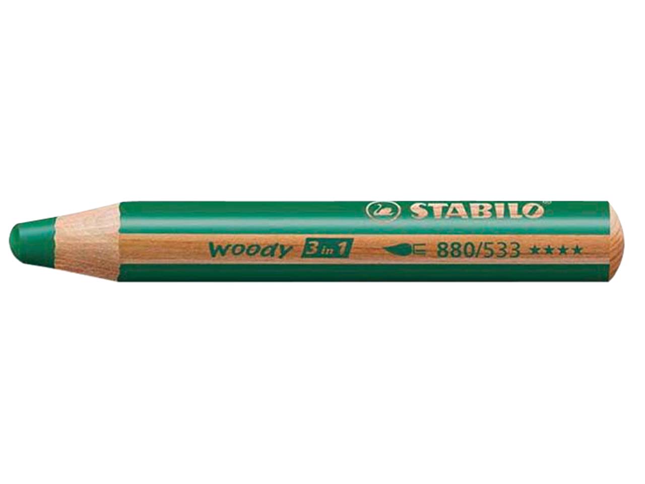 STABILO Multitalent-Stift 'woody' dunkelgrün