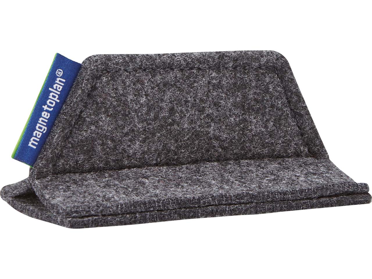 magentoplan Tafellöscher "ecoWare" magnetisch 105 x 60 x 52 mm, RC-PET Filz grau