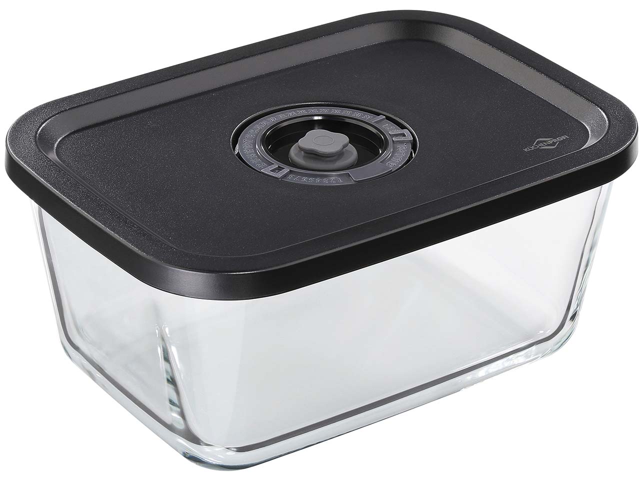 Vakuumbox L "EASYFRESH" mit einstellbarer Datumsanzeige im Deckel, 19,8 x 14,2 x 9 cm