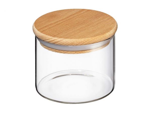 Zassenhaus Vorratsglas mit Holzdeckel 350 ml - öko, fair einkaufen
