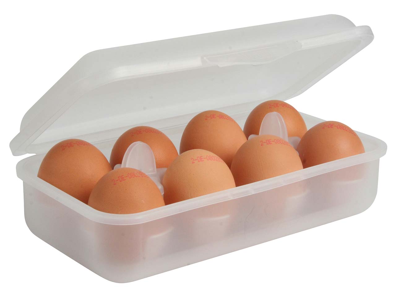 Mackur 1×Sicherheit Umweltschutz Eierbox Eier Aufbewahrungsbox 10 Quadrate 
